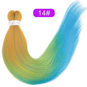 Vigorous Synthetic Easy Jumbo Braids Hair Ombre Braiding Hair 20inches Crochet Hair Extensions