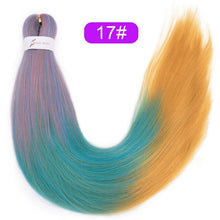 Load image into Gallery viewer, Vigorous Synthetic Easy Jumbo Braids Hair Ombre Braiding Hair 20inches Crochet Hair Extensions
