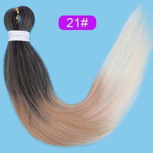 Vigorous Synthetic Easy Jumbo Braids Hair Ombre Braiding Hair 20inches Crochet Hair Extensions